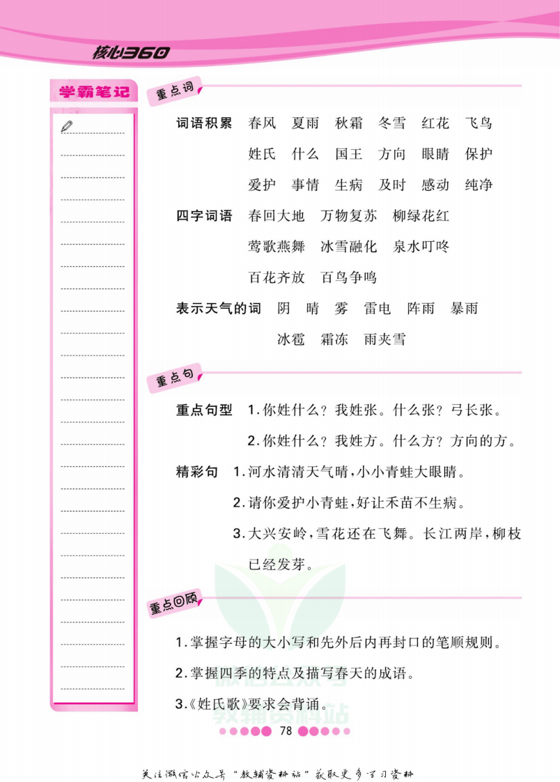 一年级下册语文部编版知识清单.pdf 第3页