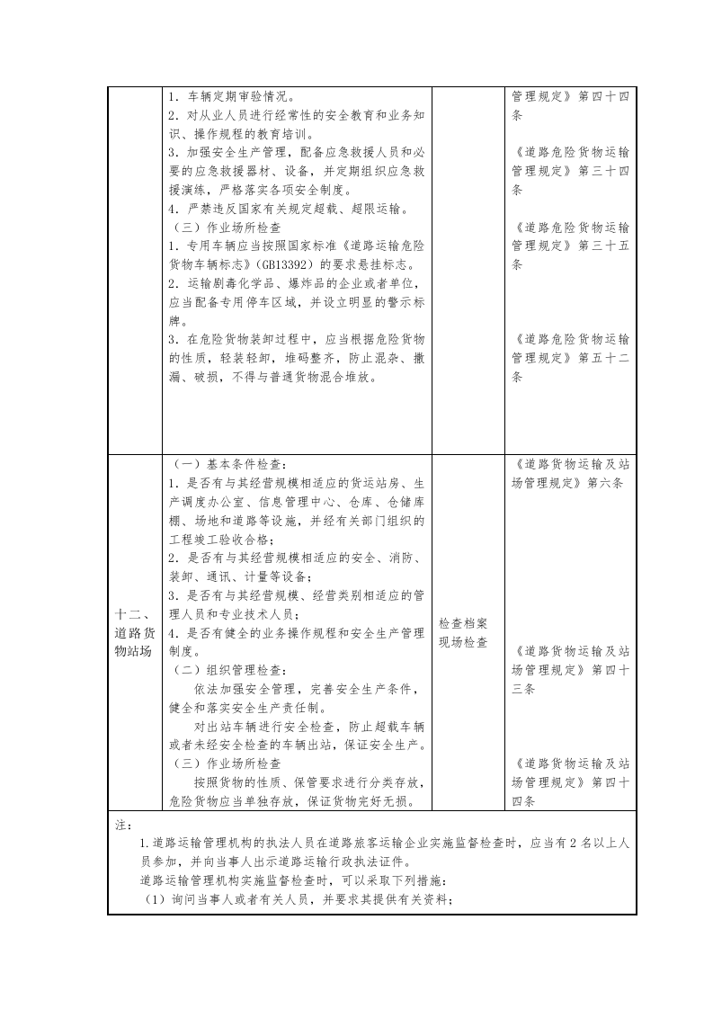 道路货物运输企业安全生产检查表.docx 第4页