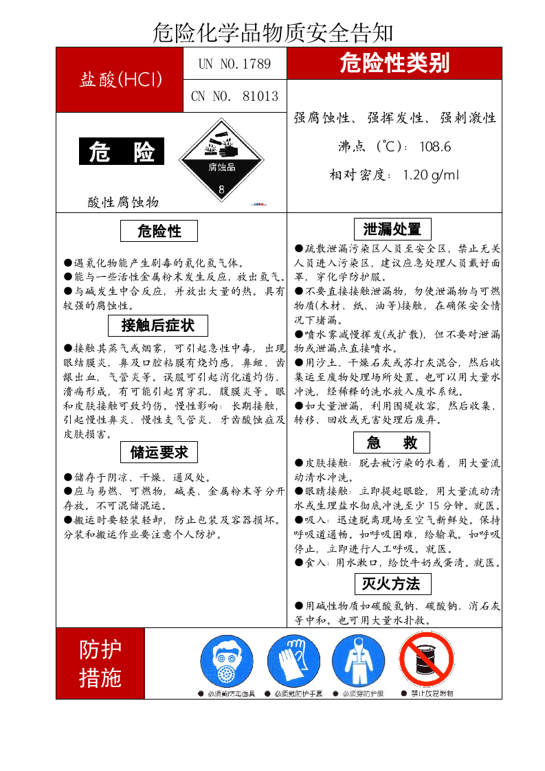 18 常见危化安全风险告知卡（15页）.doc 第5页
