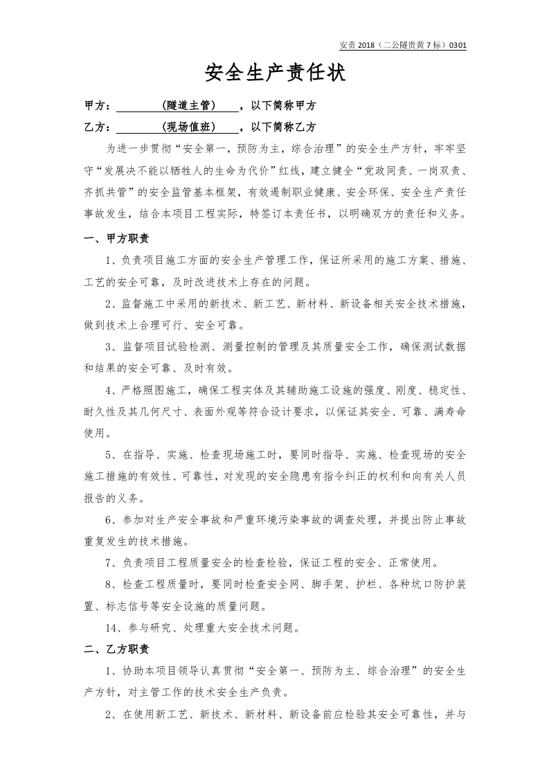 甲多隧道主管与现场带班.docx 第1页