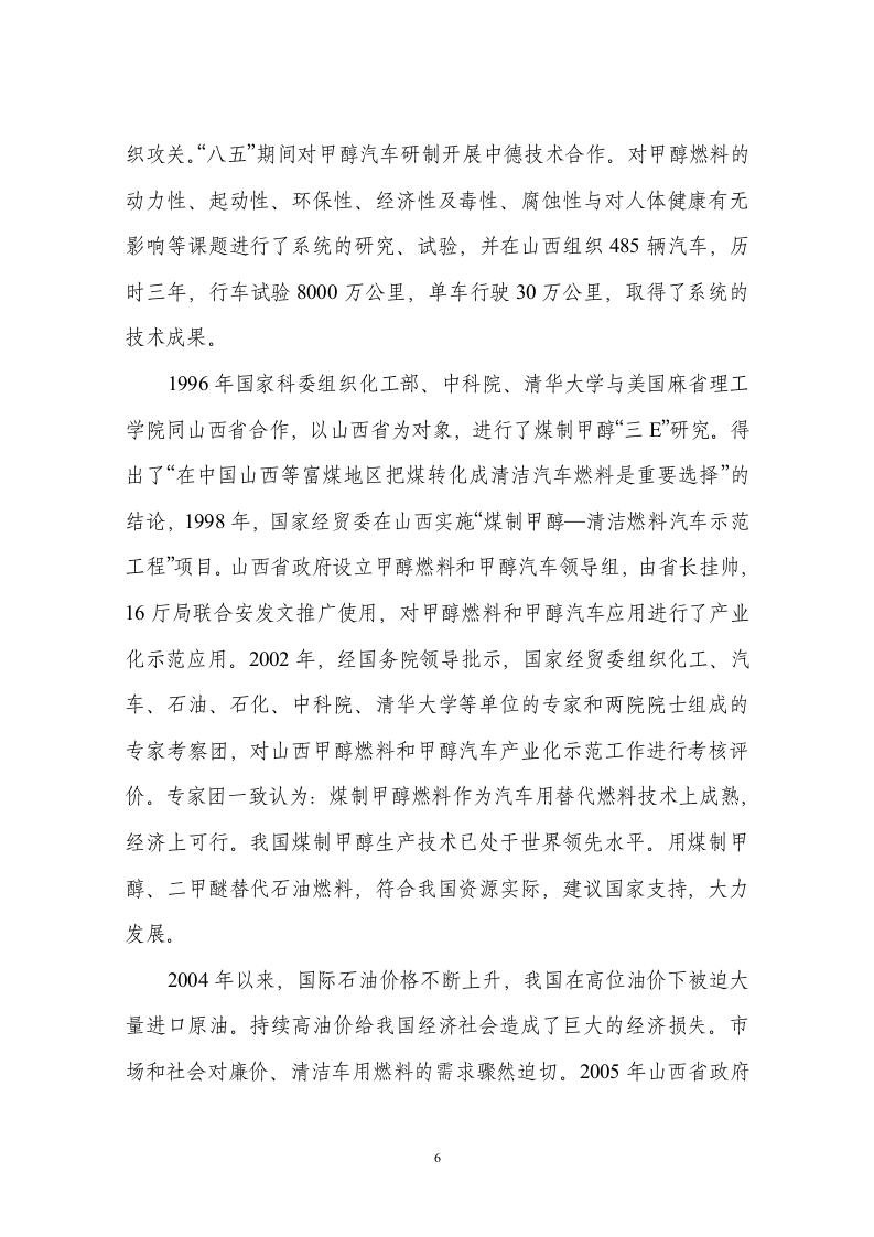 xx牌车用甲醇燃料项目可行性报告.doc 第6页