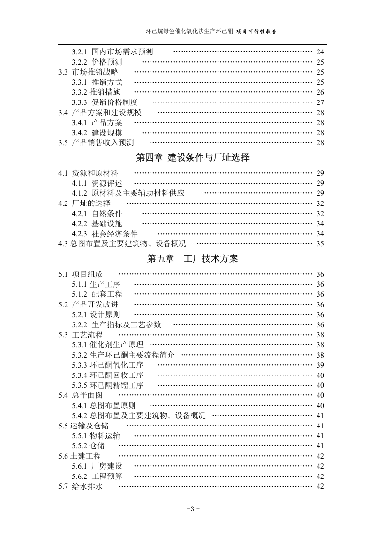 化氧化法生产环己酮 项目可行性报告.doc 第3页