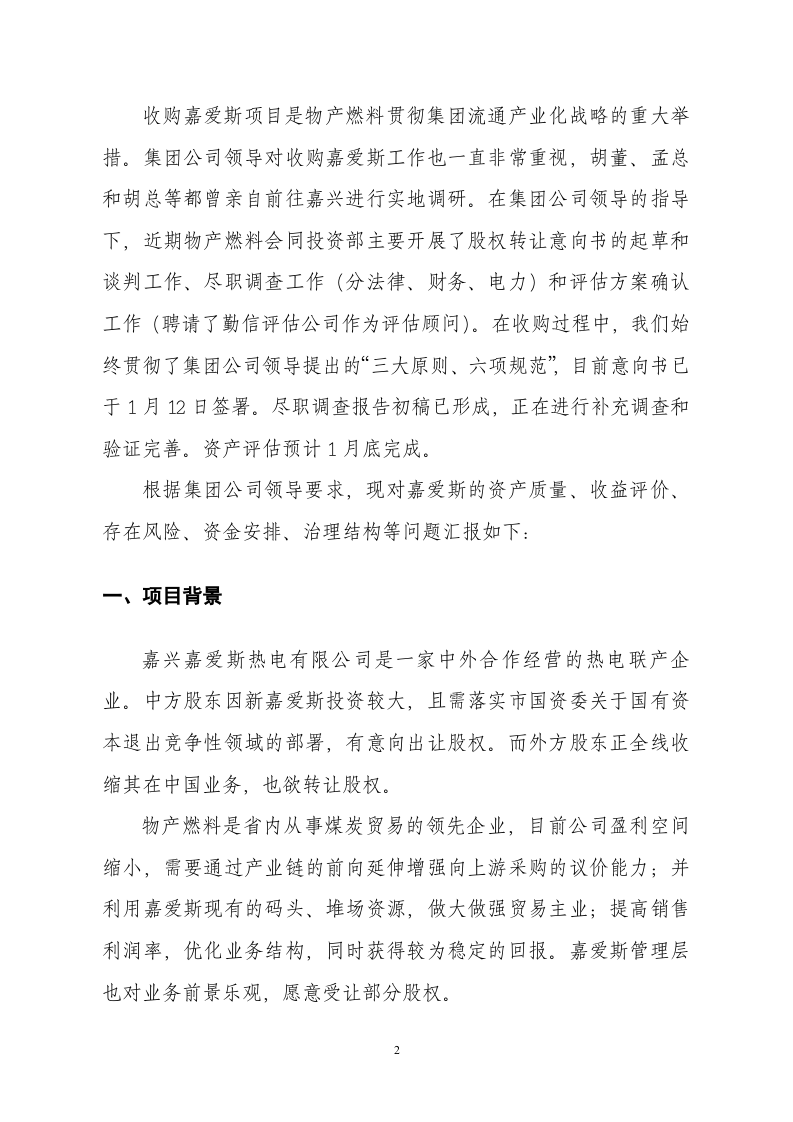 斯热电有限公司初步可行性分析报告.doc 第2页