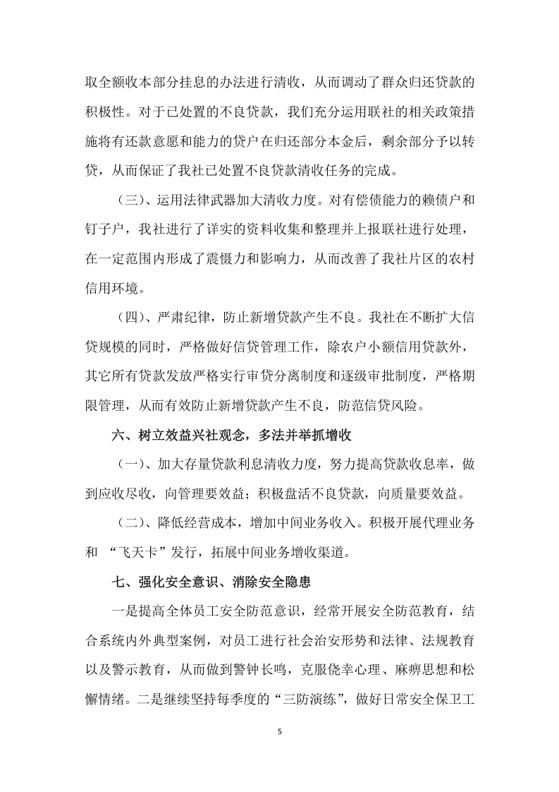 农村信用社年度工作总结 (1).doc 第5页