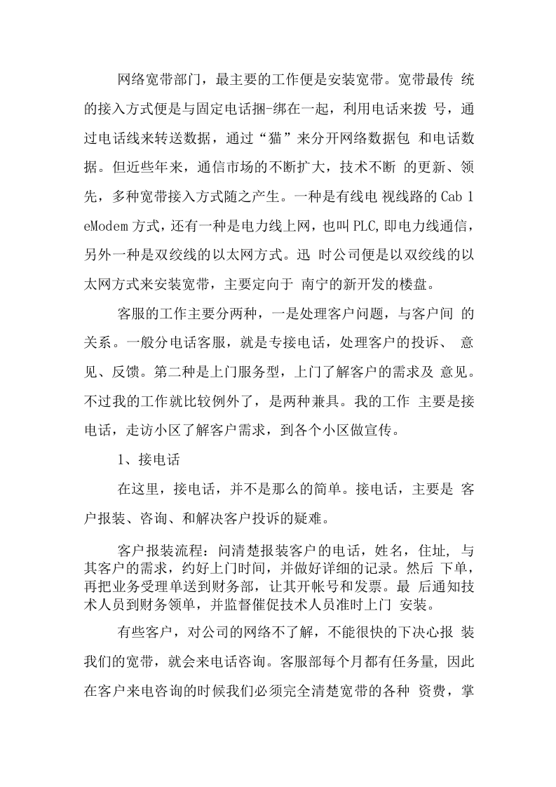 网络客服实习总结.docx 第4页