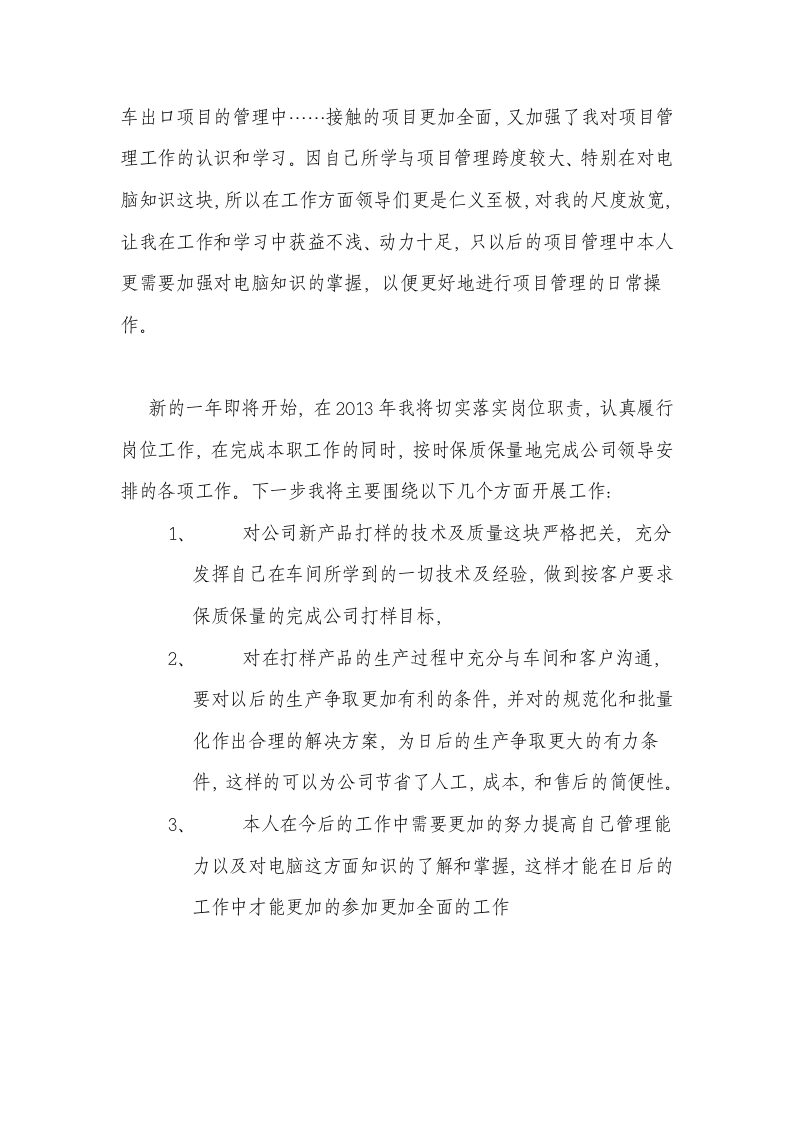 项目经理个人年终工作总结报告.doc 第2页
