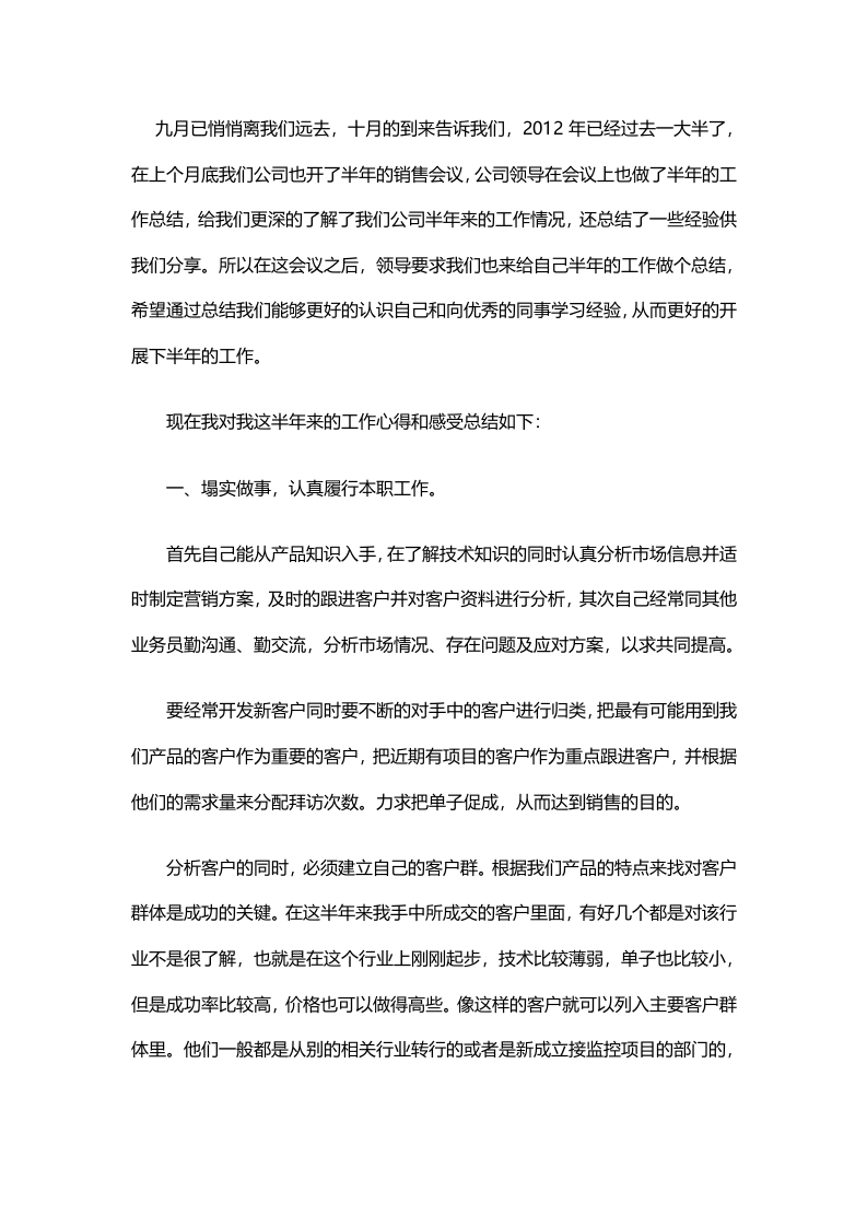 销售工作总结范文3.doc 第1页