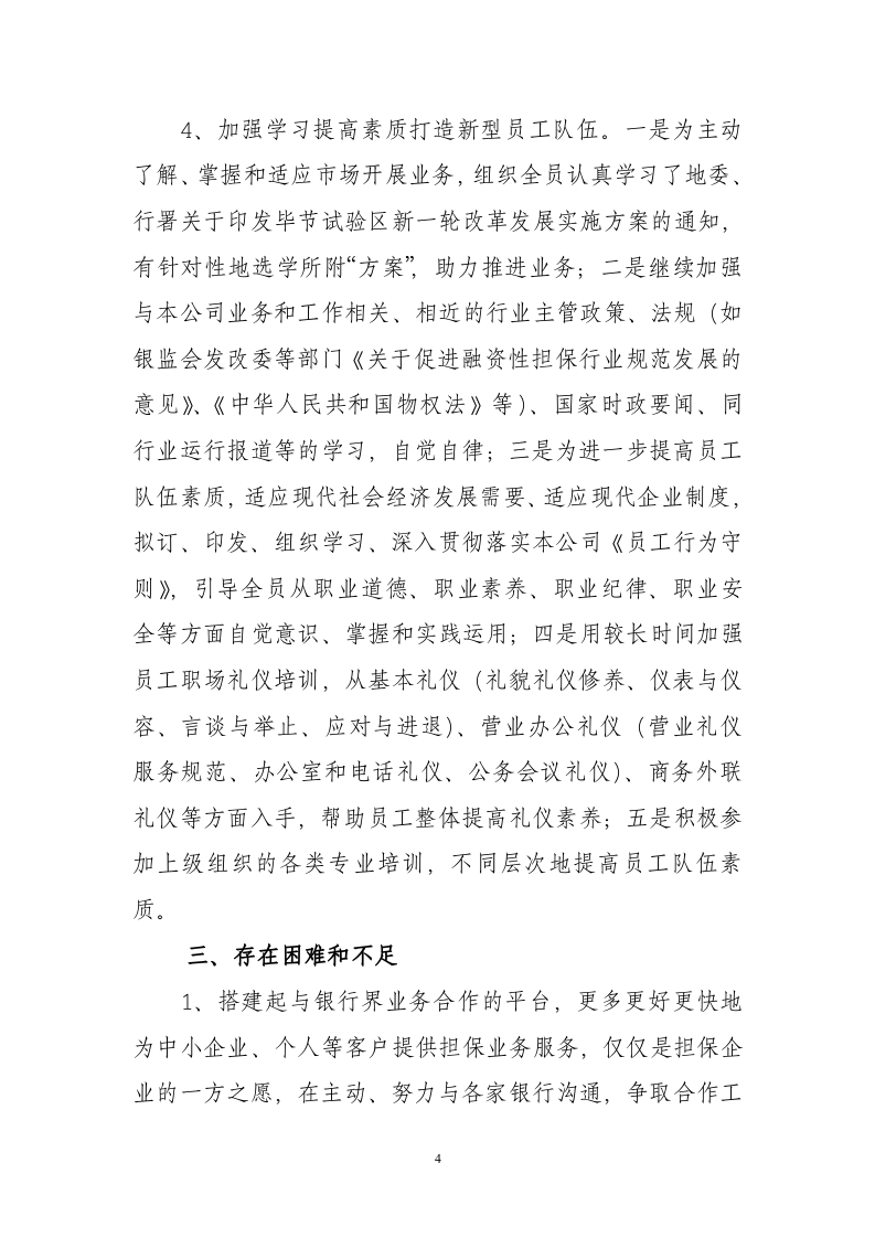 2013年度担保公司工作总结.doc 第4页