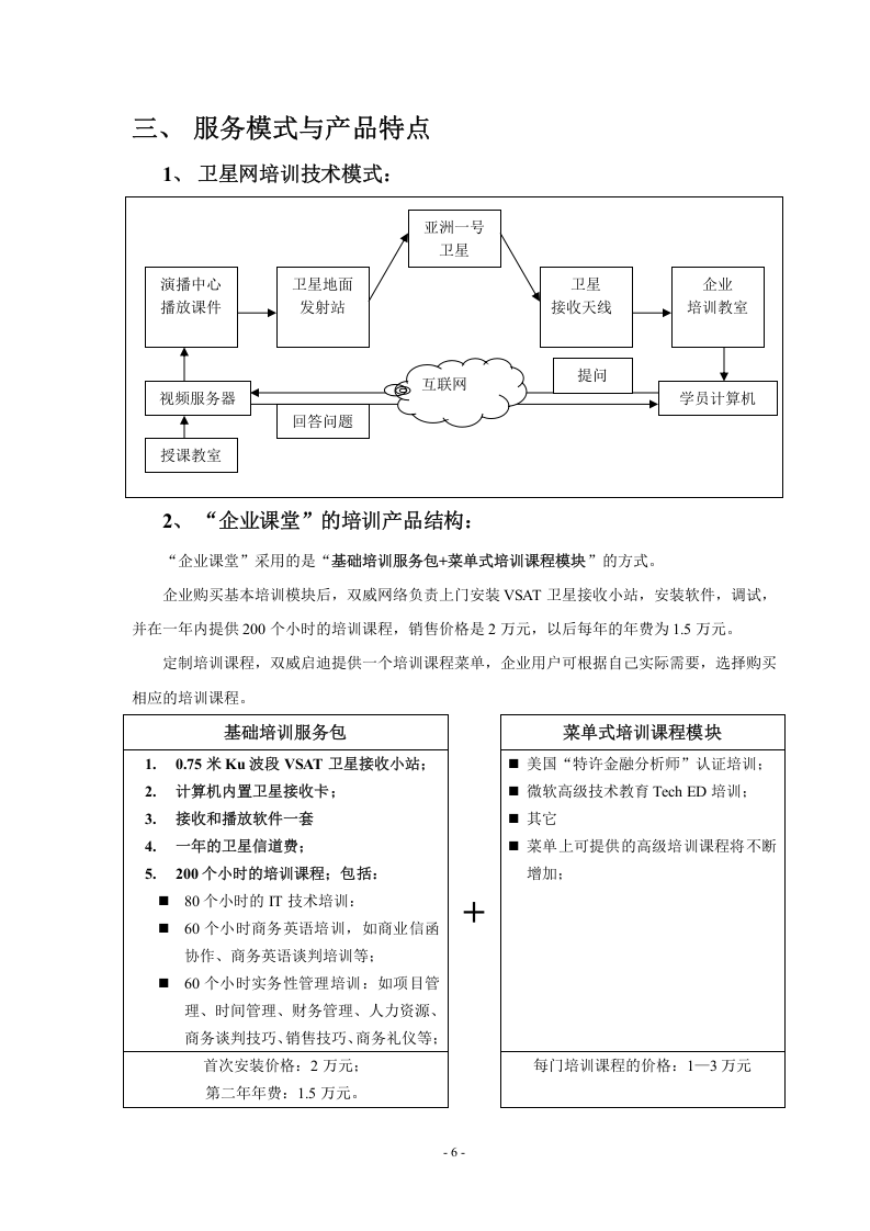 XX网企业培训项目的可行性报告.doc 第6页