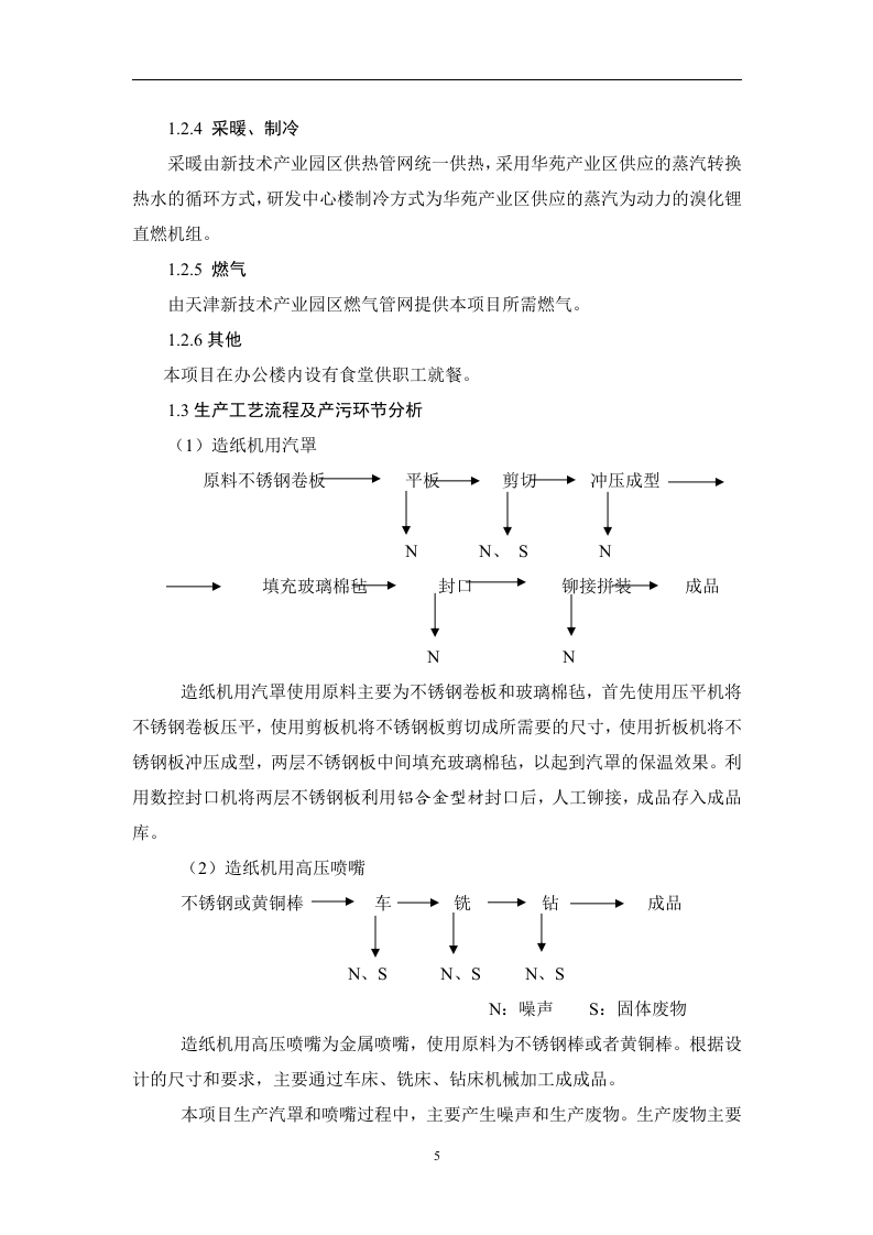 天津xx纸业销售有限公司造纸机械研发基地项目.doc 第5页
