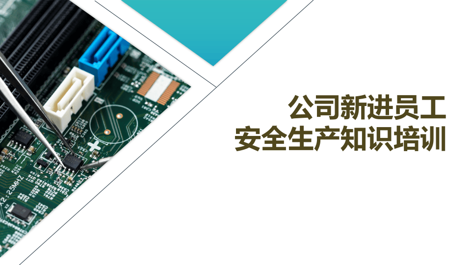 公司新进员工安全生产知识培训.pptx 第1页