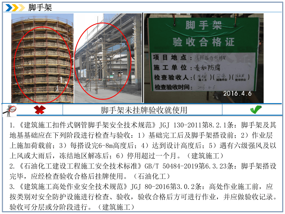 脚手架--隐患排查附带多个行业标准.ppt 第6页