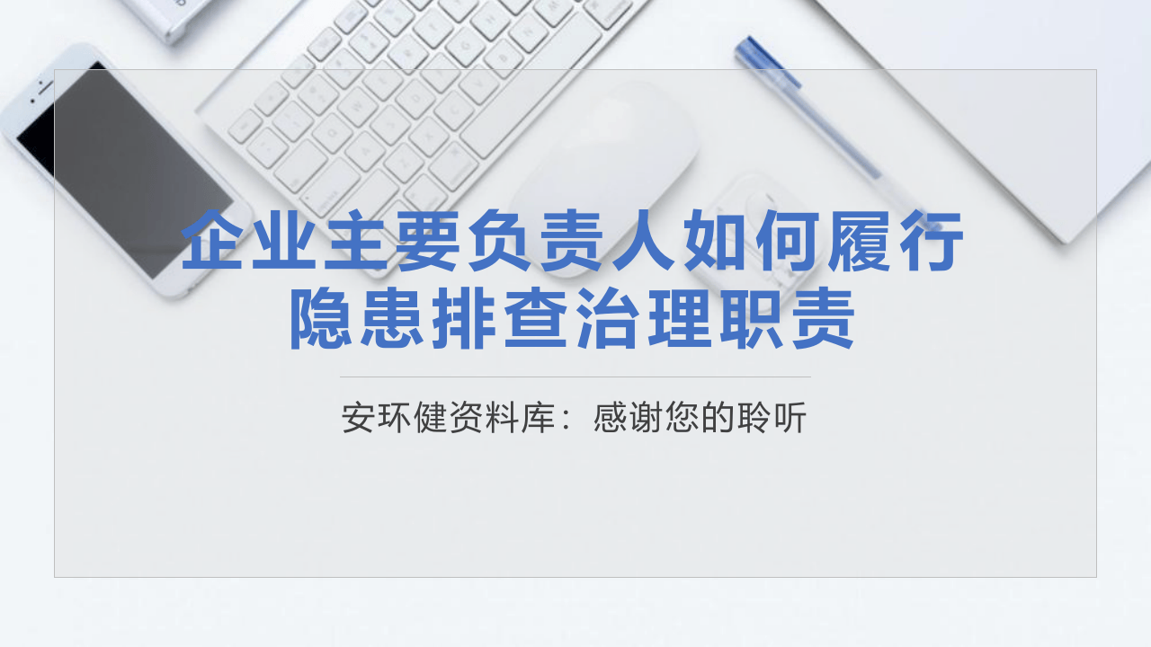 隐患排查与治理（主要负责人）.pptx 第1页