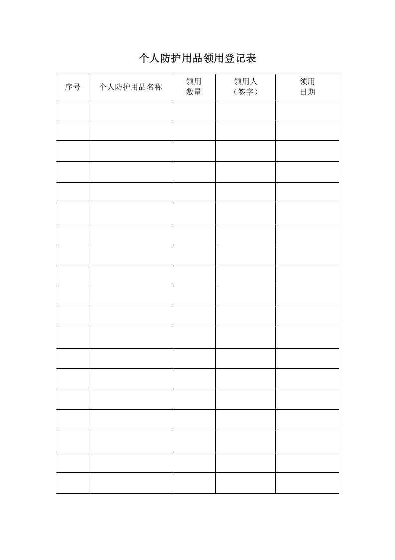 3个人防护用品领用登记表.doc 第2页