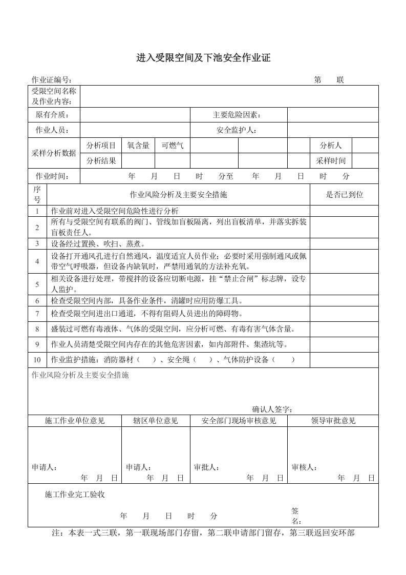 2危险作业许可证（含风险分析）.doc 第2页