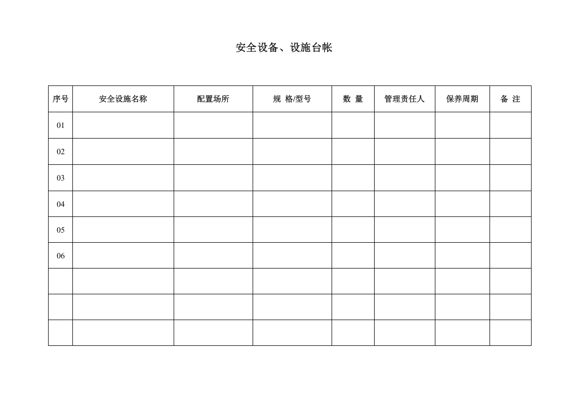 6.2.4.1.安全设备设施台帐.doc 第1页