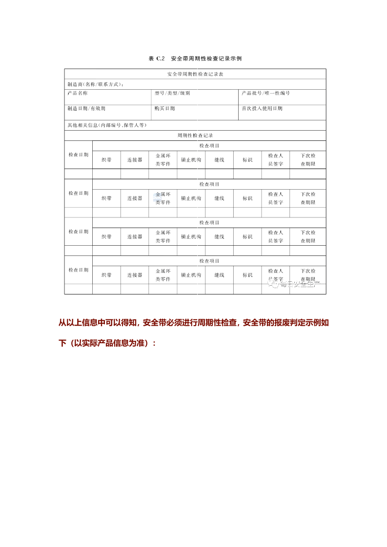 安全带断裂，坠亡！关于某集团公司高坠事故的通报，安全带何时报废？.docx 第5页