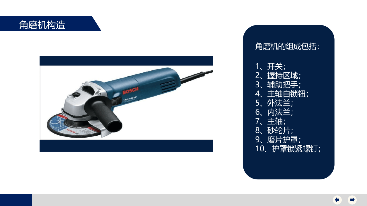 第三讲：角磨机砂轮机的使用方法与注意事项.pptx 第4页