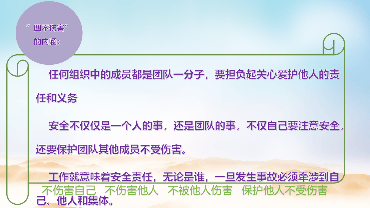 全员安全理念培训，四不伤害24条提示.pptx 第6页