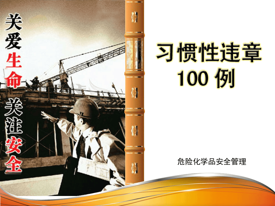 习惯性违章100例.ppt 第1页