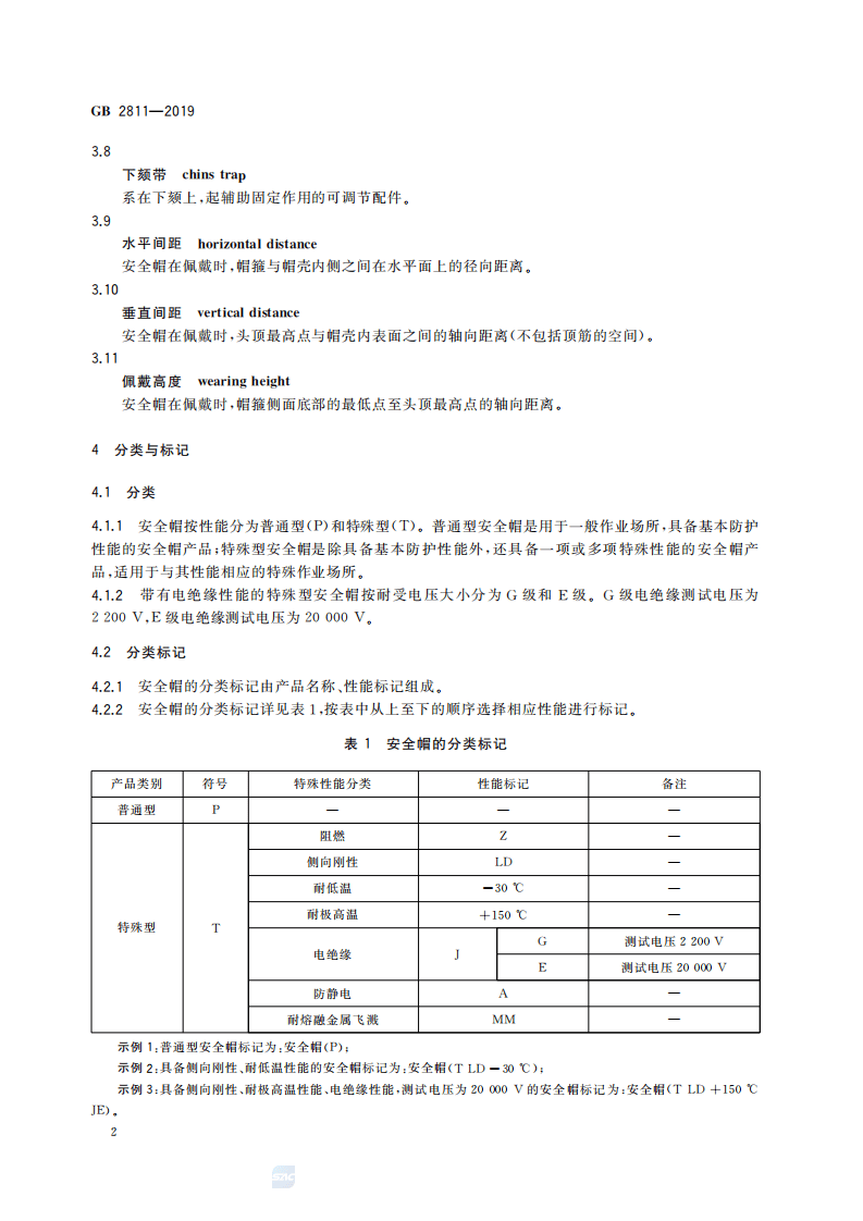 GB2811-2019 头部防护 安全帽.pdf 第5页