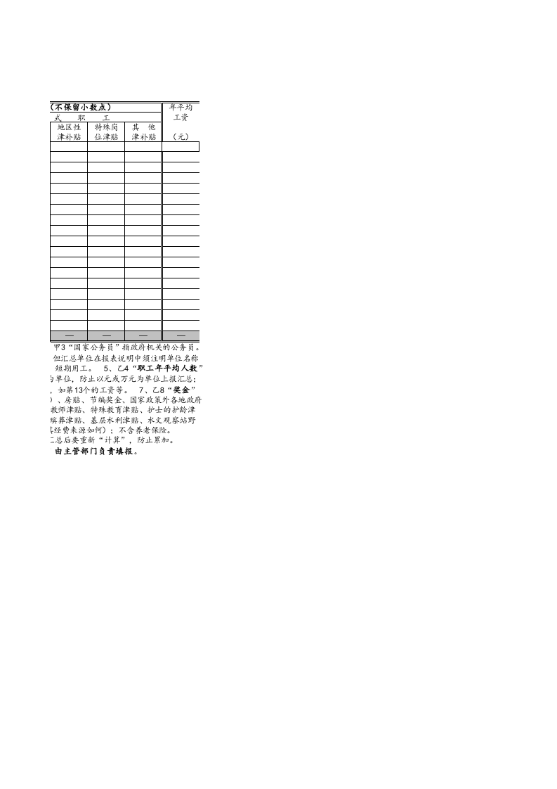 【通用】机关事业单位职工人数和工资情况.xls 第2页