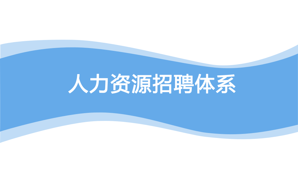 人力资源招聘体系(精品PPT).ppt 第1页