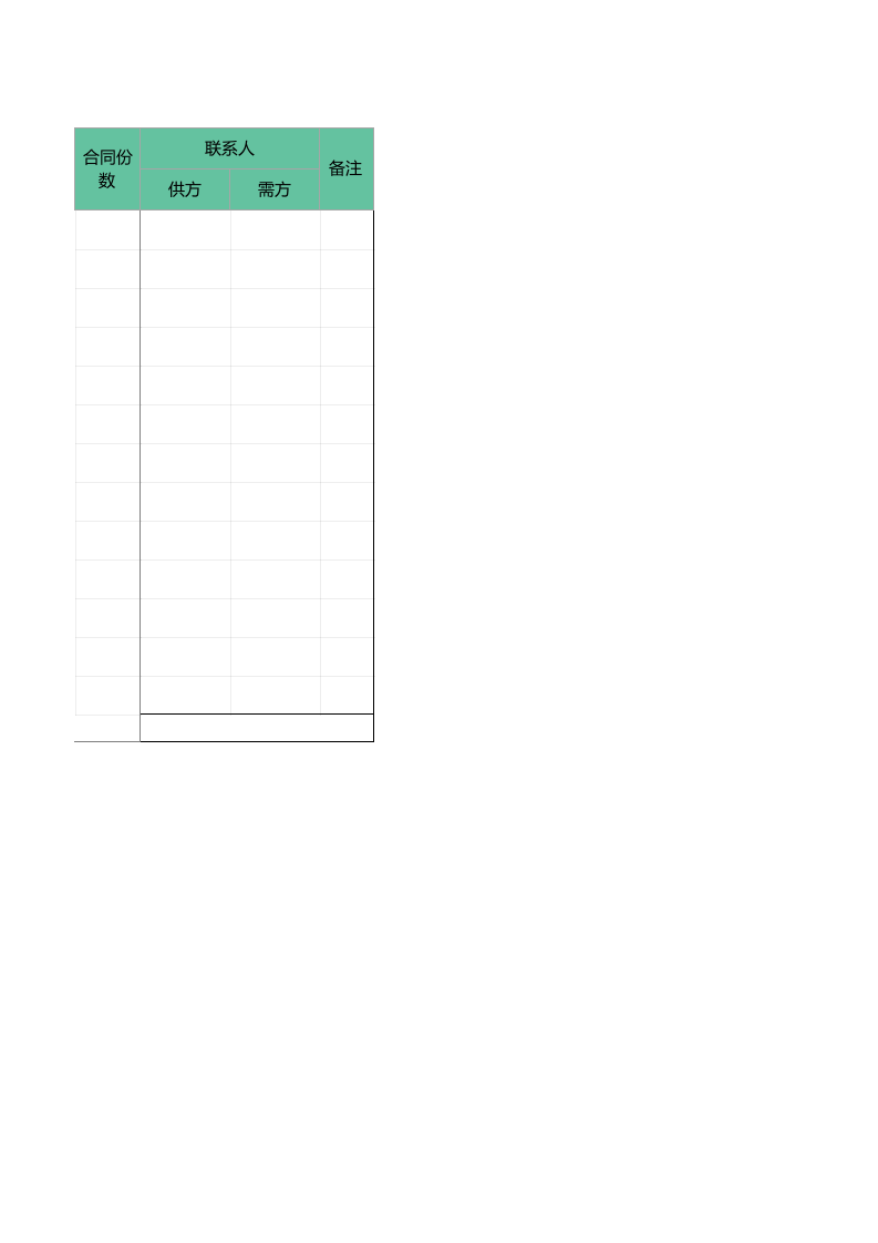 08-合同管理台账(采购).xlsx 第3页