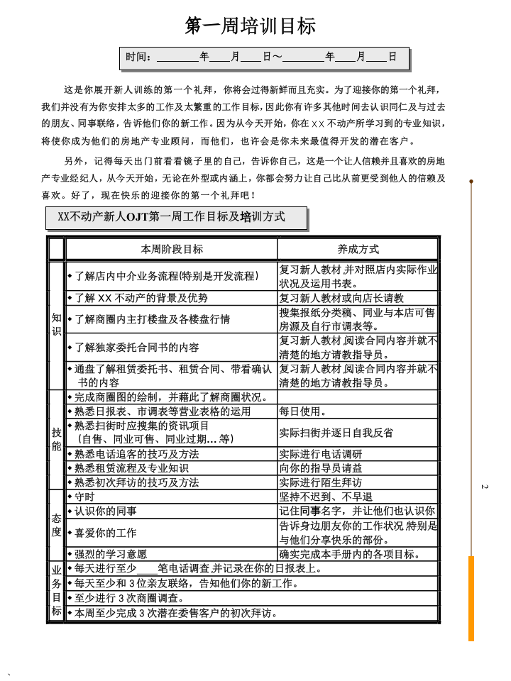 某某不动产新人培训手册-新人工作培训手册（PPT 38页）.ppt 第3页