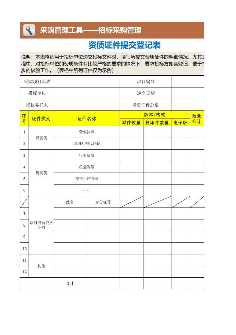 417 资质证件提交登记表.xlsx 第1页