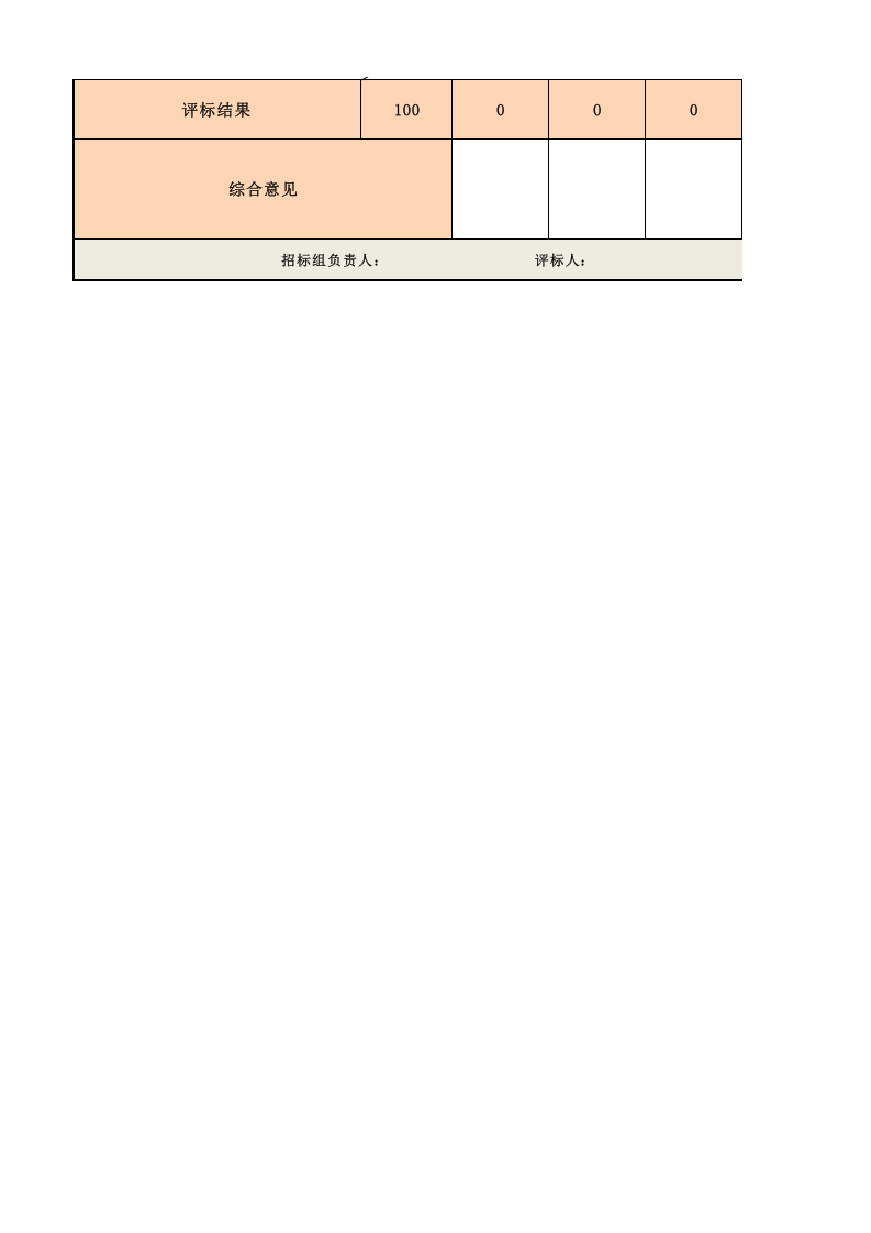 378 物资采购招标评分表.xlsx 第2页