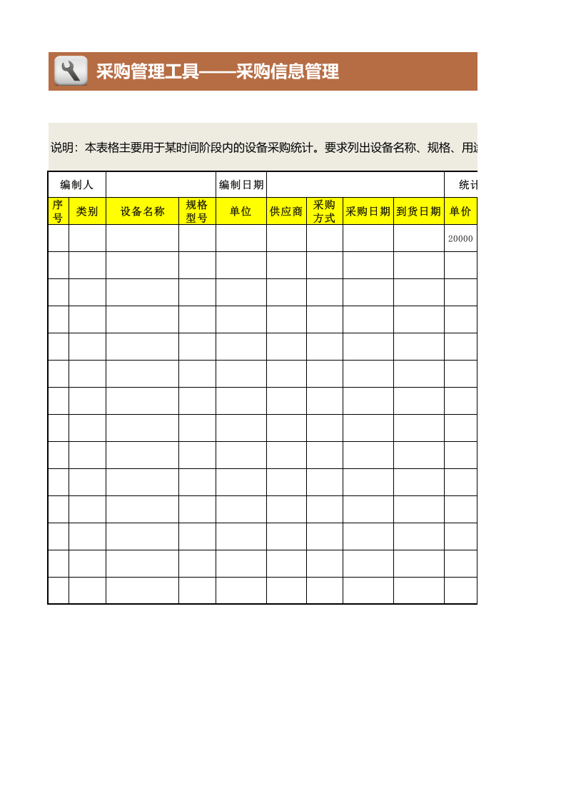 347 设备器材采购统计表.xlsx 第1页