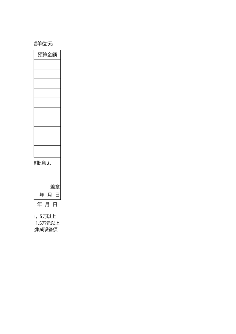 采购项目申报表.xlsx 第2页