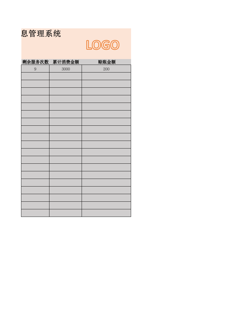 56.消费者信息管理系统.xlsx 第2页