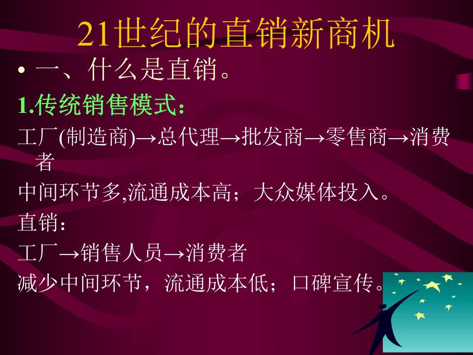 21世纪的直销新商机.ppt 第1页