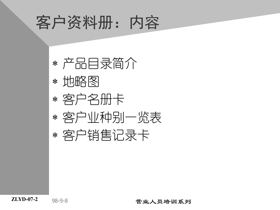 08助代-客户资料卡运用.PPT 第3页