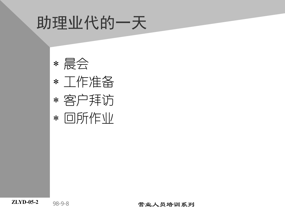 06助代-助理业代的一天.PPT 第3页