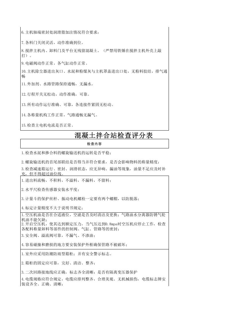 搅拌站检查表.xls 第5页