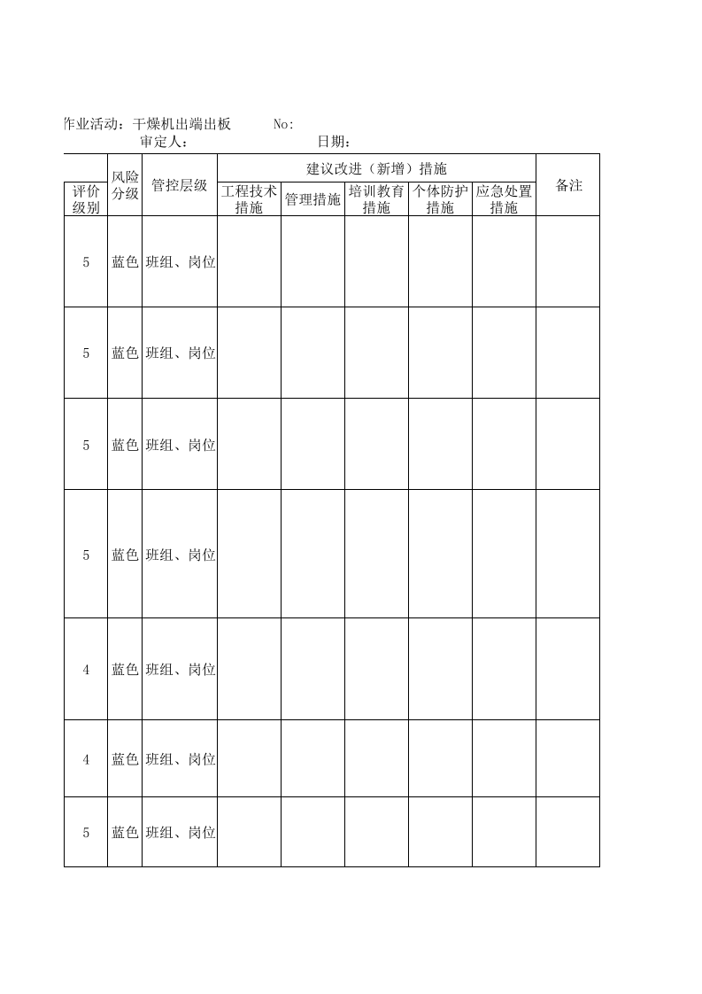 15 二号横向（JHA）评价记录.xls 第5页
