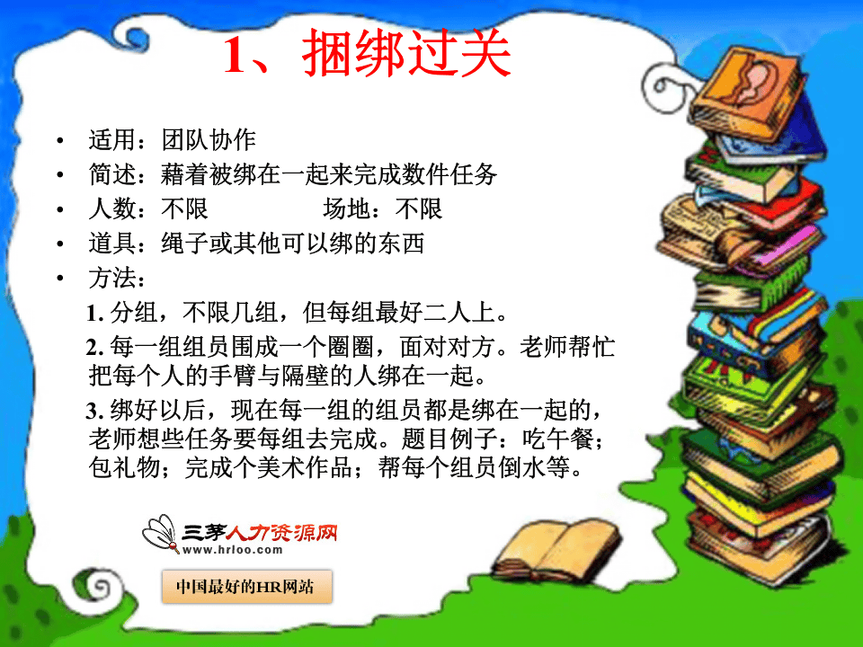 超有效：激励团队凝聚力的游戏集锦.ppt 第2页