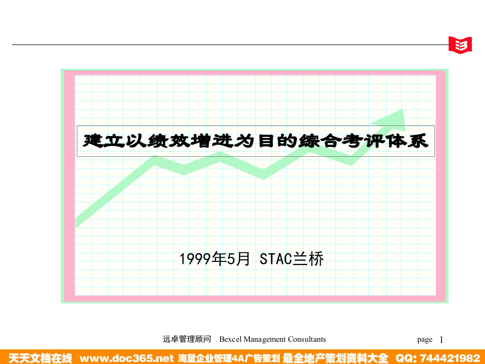 远卓&mdash;兰桥医学科技&mdash;绩效考评培训.ppt 第1页