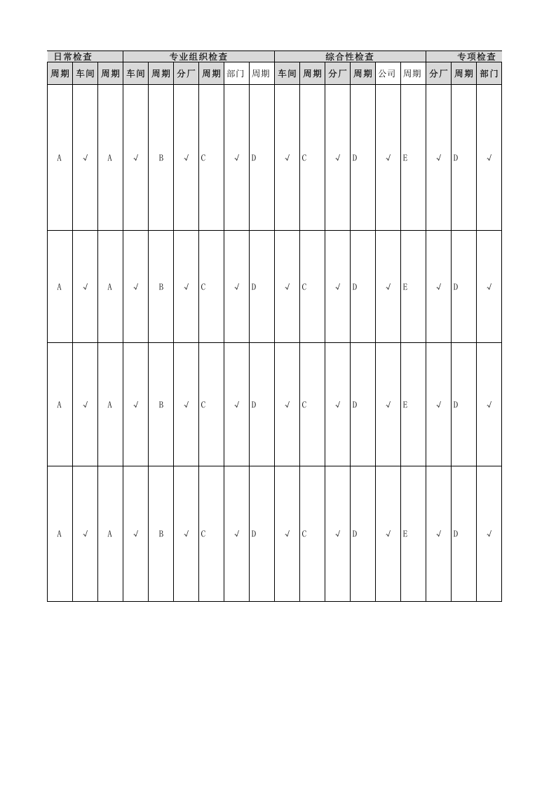 炼钢厂现场管理类隐患排查清单(建构筑物）.xlsx 第3页