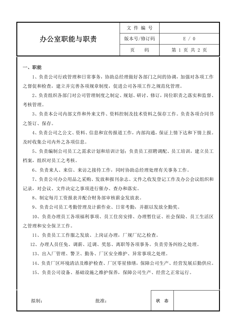 办公室职能与职责.doc 第1页
