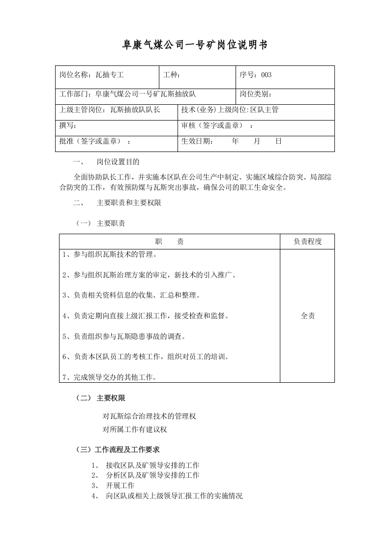 瓦抽专工岗位说明书.doc 第1页