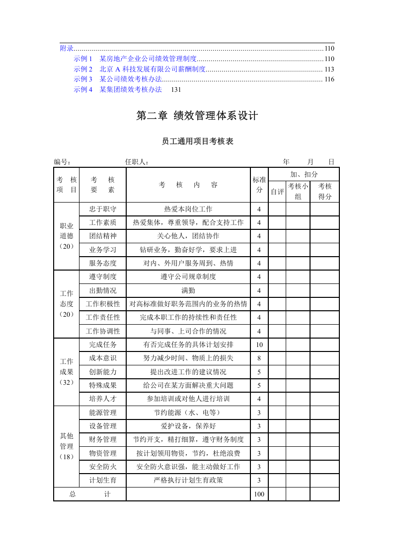 华为公司实用性各种绩效图表汇总 .doc 第2页