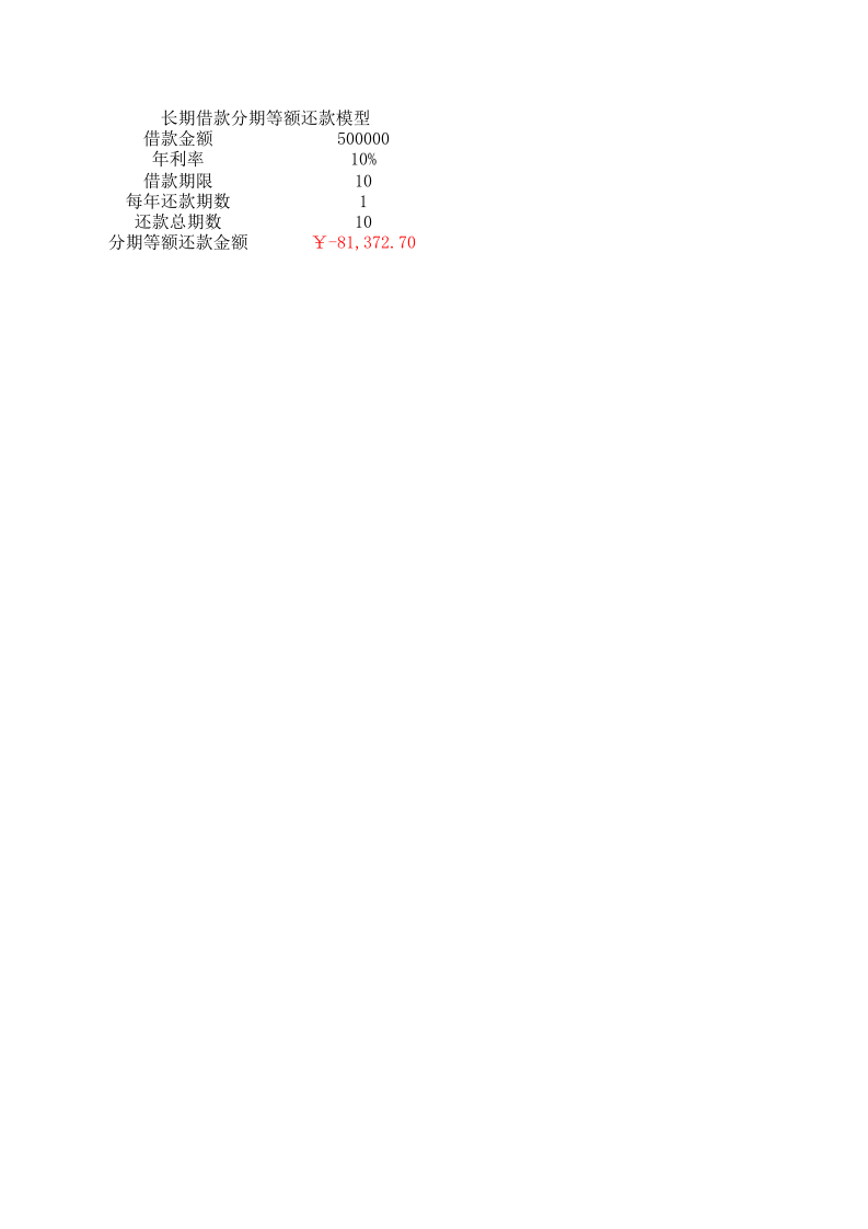 筹资决策分析模型.xlsx 第1页