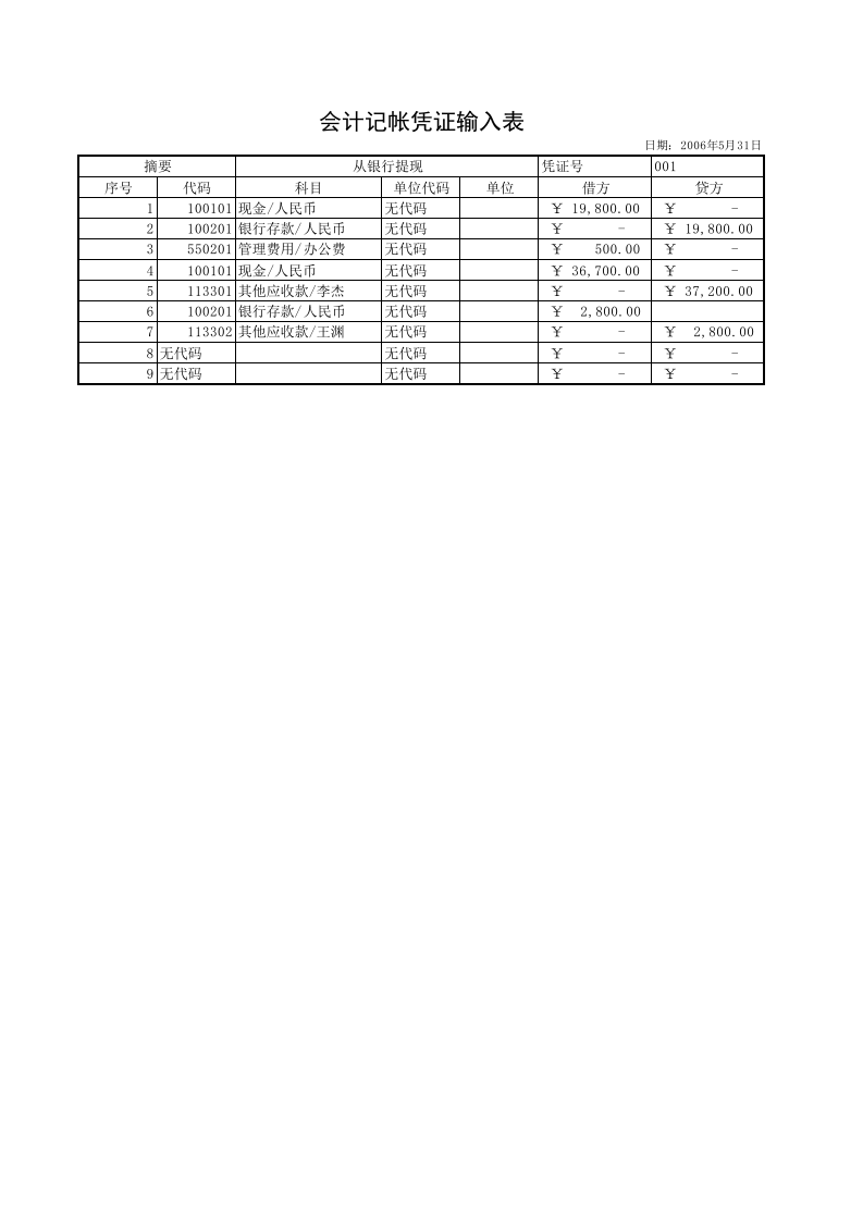 会计报表1.xls 第1页