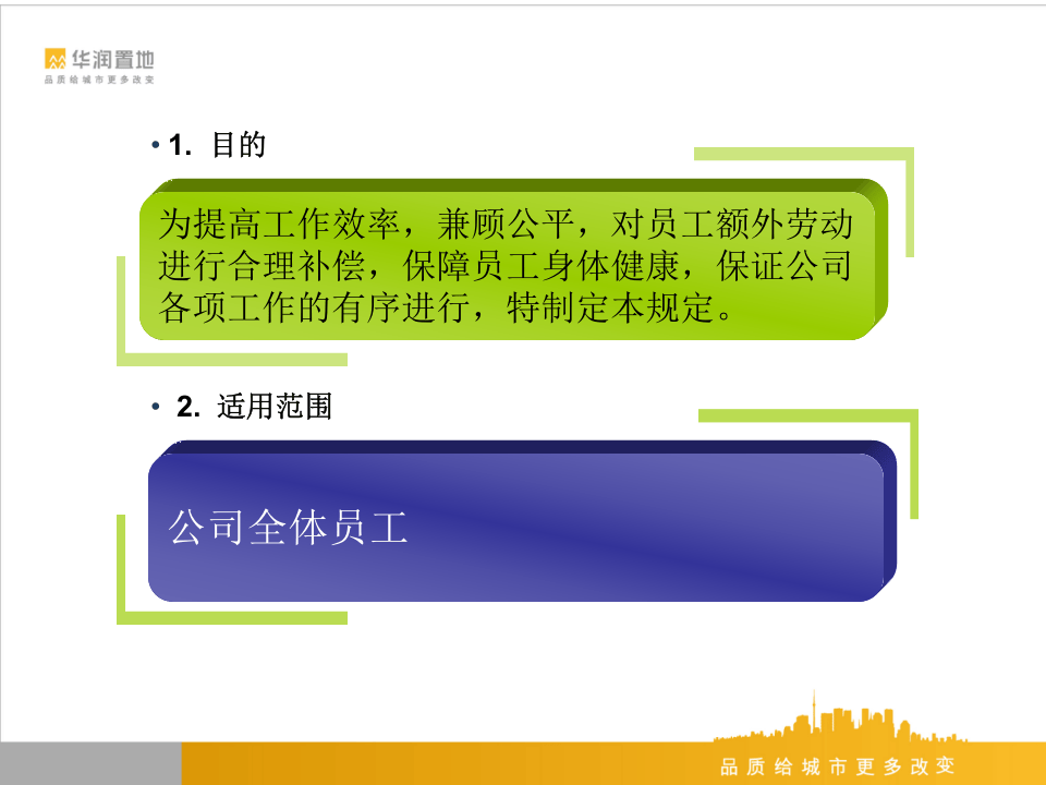 华润置地：公司加班管理作业指导书.ppt 第2页