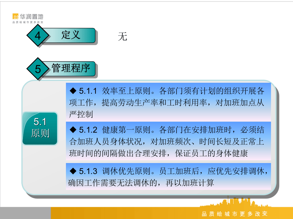 华润置地：公司加班管理作业指导书.ppt 第4页