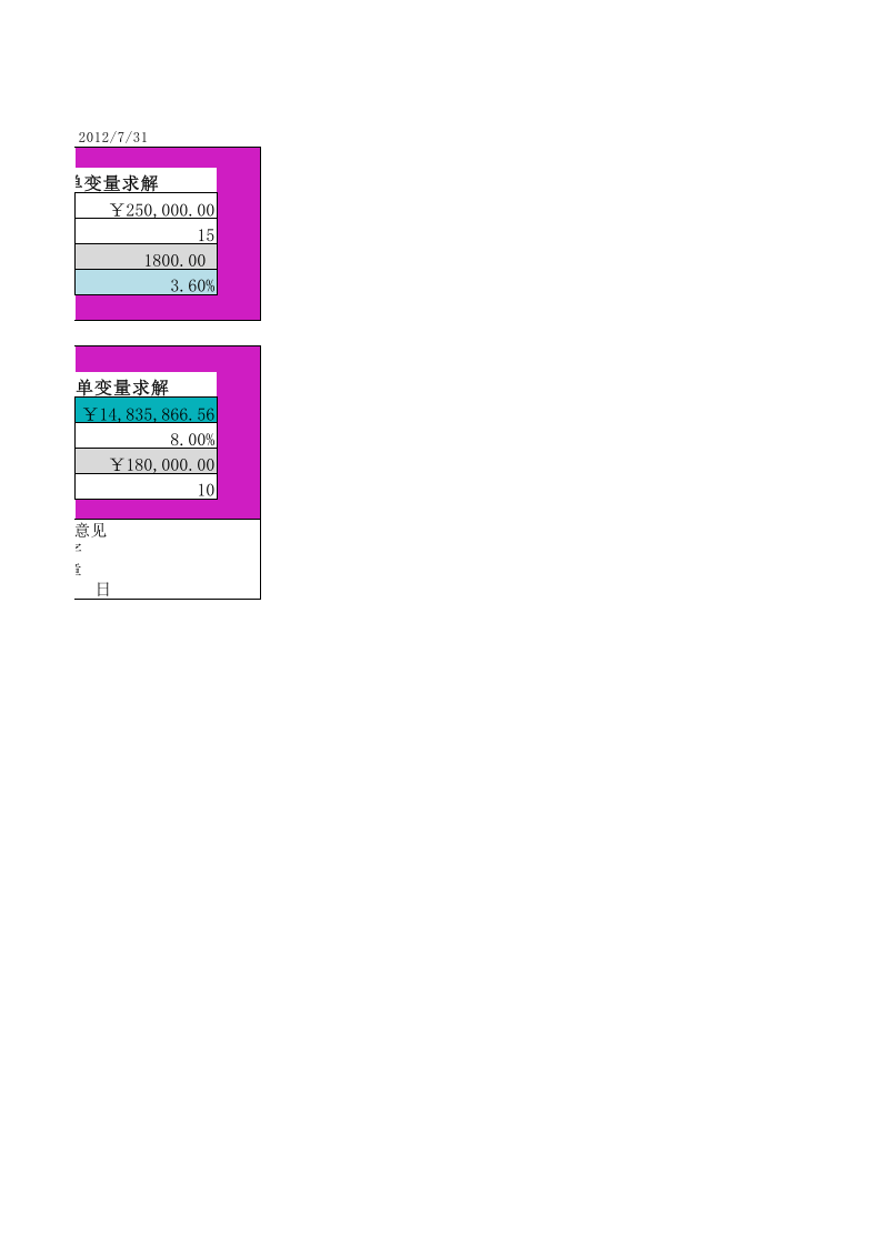 逆算利率和贷款额模型.xlsx 第2页